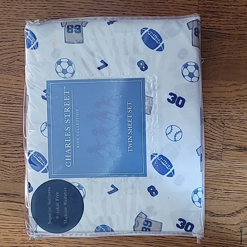 Charles Street kids collection twin sheets